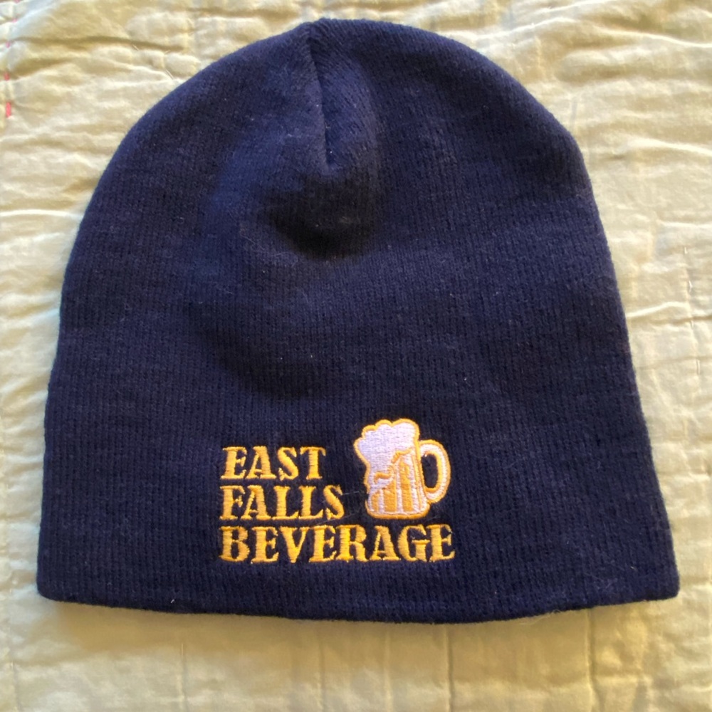 East Falls Beverage Philadelphia Navy Blue Beanie Hat